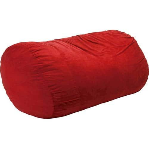 Noble House - Grafton Suede Bean Bag Lounger - Chinese Red