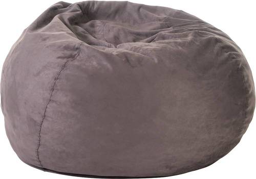 Noble House - Hatfield Suede Bean Bag - Charcoal