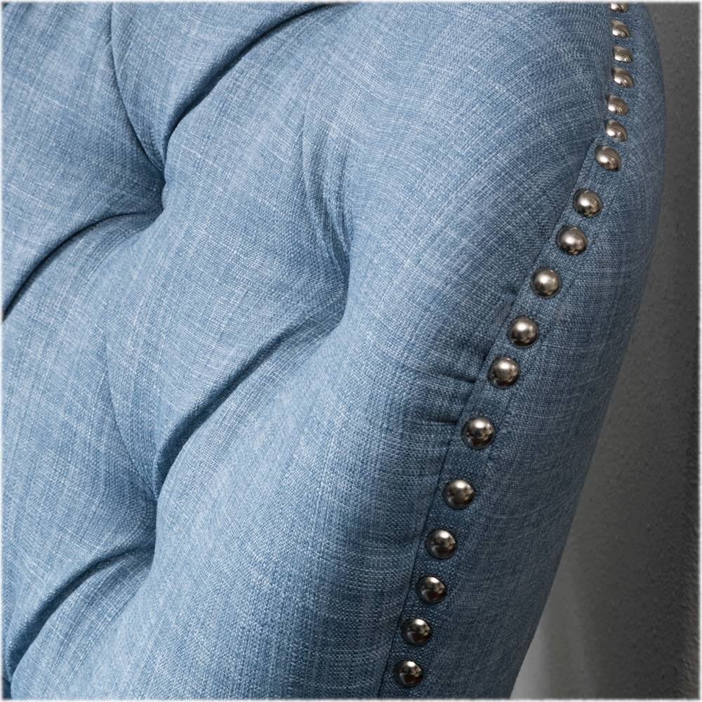 Best Buy Noble House Mayetta Club Chair Light Blue 296538