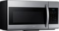 Angle Zoom. Samsung - 1.7 Cu. Ft. Over-the-Range Microwave - Stainless Steel.