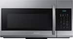 Front. Samsung - 1.7 Cu. Ft. Over-the-Range Microwave - Stainless Steel.