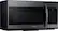 Angle. Samsung - 1.7 Cu. Ft. Over-the-Range Microwave - Black Stainless Steel.