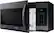 Alt View 1. Samsung - 1.7 Cu. Ft. Over-the-Range Microwave - Black Stainless Steel.