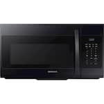 Samsung 1 7 Cu Ft Over The Range Microwave Black Me17r7021eb Best Buy