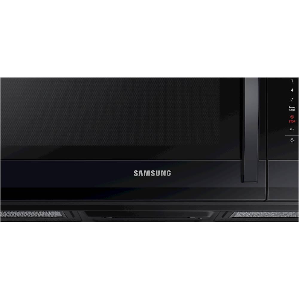 Alt View 17. Samsung - 1.7 Cu. Ft. Over-the-Range Microwave - Black.