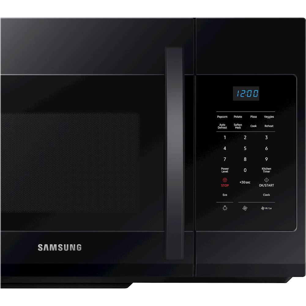 Samsung 1.7 Cu. Ft. 1000 Watt Fingerprint Resistant Stainless Steel Over  The Range Microwave ME17R7021ES