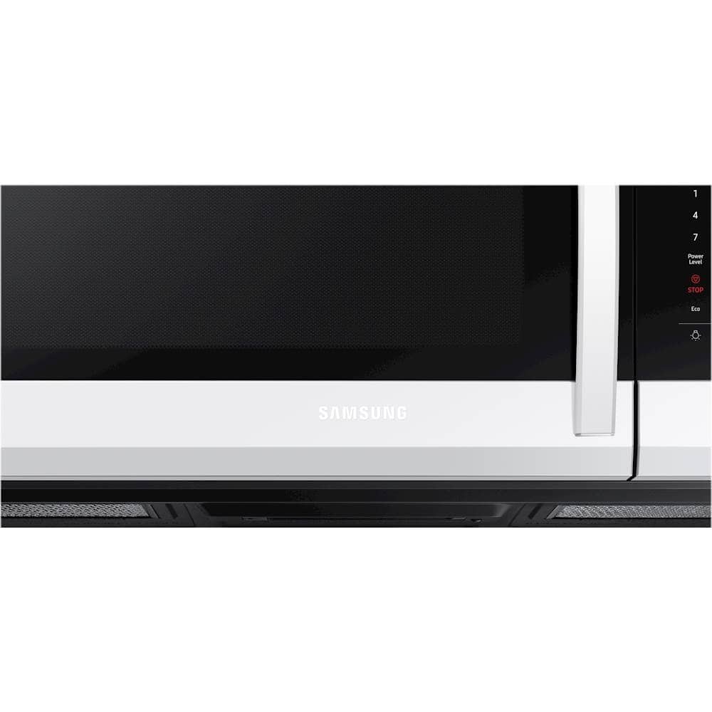 Alt View 17. Samsung - 1.7 Cu. Ft. Over-the-Range Microwave - White.