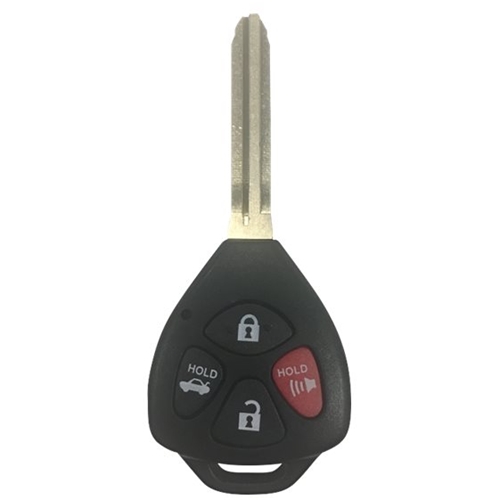 DURAKEY - Replacement Full Function Transponder, Remote and Key for select (2007-2012) Toyota Avalon - Black