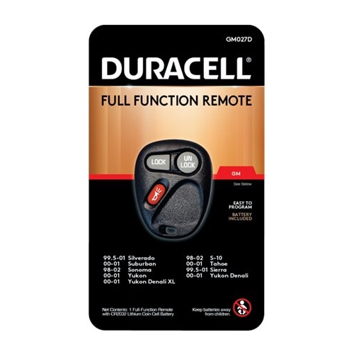 DURAKEY - Remote for Select Chevrolet and GMC Vehicles - Black