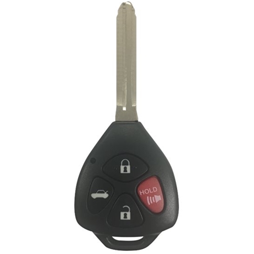 DURAKEY - Replacement Full Function Transponder, Remote and Key for select (2010-2011) Toyota Camry and (2010-2012) Toyota RAV4 - Black