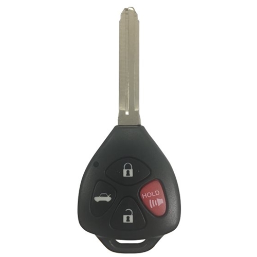 DURAKEY - Replacement Full Function Transponder, Remote and Key for select (2010-2013) Toyota Corolla - Black