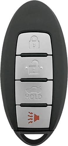DURAKEY - Replacement Full Function Transponder, Remote and Key for select (2013-2015) Nissan Altima - Black