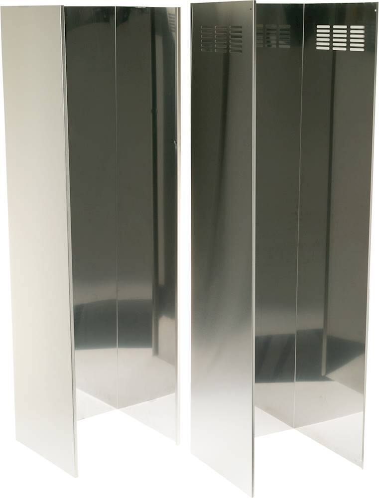 Alt View 11. GE - Profile Series 14' Ceiling Duct Cover Kit for Select GE Appliances Vent Hoods - Stainless Steel.