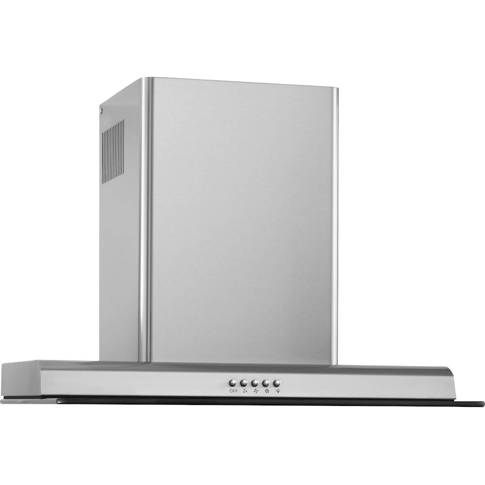 Angle View: Hestan - 54" Externally Vented Range Hood - Froth