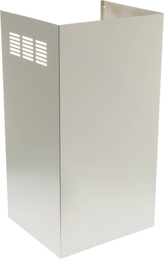 Angle View: Zephyr - Duct 36 in. x 12 in. Duct Cover for Tempest II for Range Hood - Stainless steel