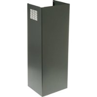 10' Duct Cover for Select Café Series Vent Hoods - Matte Black - Angle_Zoom