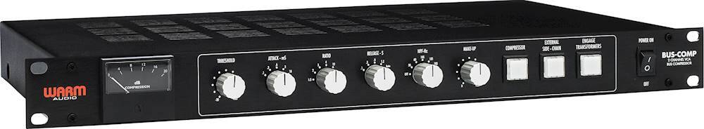 Angle. Warm Audio - 2-Channel VCA Bus Compressor - Black.