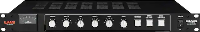 Front. Warm Audio - 2-Channel VCA Bus Compressor - Black.