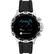 Alt View 14. Fossil - Gen 5 Smartwatch 46mm Stainless Steel - Silver With Black Silicone Band.