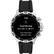 Alt View 15. Fossil - Gen 5 Smartwatch 46mm Stainless Steel - Silver With Black Silicone Band.