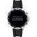 Alt View 16. Fossil - Gen 5 Smartwatch 46mm Stainless Steel - Silver With Black Silicone Band.