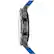 Alt View 12. Fossil - Gen 5 Smartwatch 46mm Stainless Steel - Smoke with Blue Silicone Band.