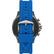 Alt View 13. Fossil - Gen 5 Smartwatch 46mm Stainless Steel - Smoke with Blue Silicone Band.