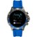 Alt View Zoom 15. Fossil - Gen 5 Smartwatch 46mm Stainless Steel - Smoke with Blue Silicone Band.