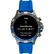 Alt View 16. Fossil - Gen 5 Smartwatch 46mm Stainless Steel - Smoke with Blue Silicone Band.