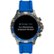 Alt View Zoom 17. Fossil - Gen 5 Smartwatch 46mm Stainless Steel - Smoke with Blue Silicone Band.
