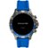 Alt View Zoom 18. Fossil - Gen 5 Smartwatch 46mm Stainless Steel - Smoke with Blue Silicone Band.