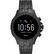 Front. Fossil - Gen 5 Smartwatch 46mm Stainless Steel - Black with Black Stainless Steel Band.