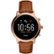 Front Zoom. Fossil - Gen 5 Smartwatch 44mm Stainless Steel - Rose Gold With Brown Croco Leather Band.