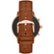 Alt View Zoom 12. Fossil - Gen 5 Smartwatch 44mm Stainless Steel - Rose Gold With Brown Croco Leather Band.