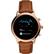 Alt View 14. Fossil - Gen 5 Smartwatch 44mm Stainless Steel - Rose Gold With Brown Croco Leather Band.