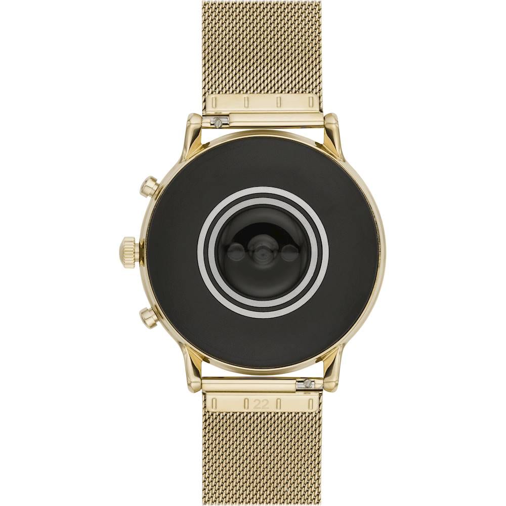 Fossil gold deals mesh watch