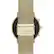 Alt View 12. Fossil - Gen 5 Smartwatch 44mm Stainless Steel - Gold With Gold Stainless Steel Mesh Band.