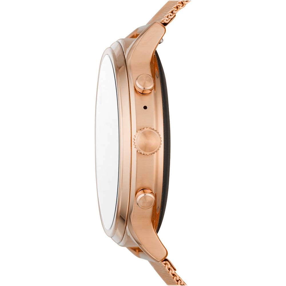 Best Buy: Fossil Gen 5 Smartwatch 44mm Stainless Steel Rose Gold With ...