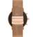 Alt View 12. Fossil - Gen 5 Smartwatch 44mm Stainless Steel - Rose Gold With Rose Gold Stainless Steel Mesh Band.
