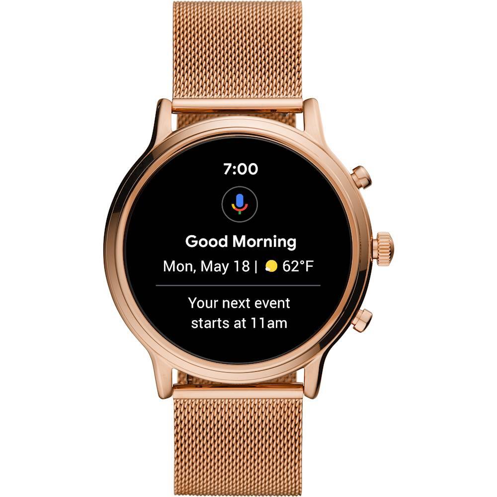 fossil smartwatch rose