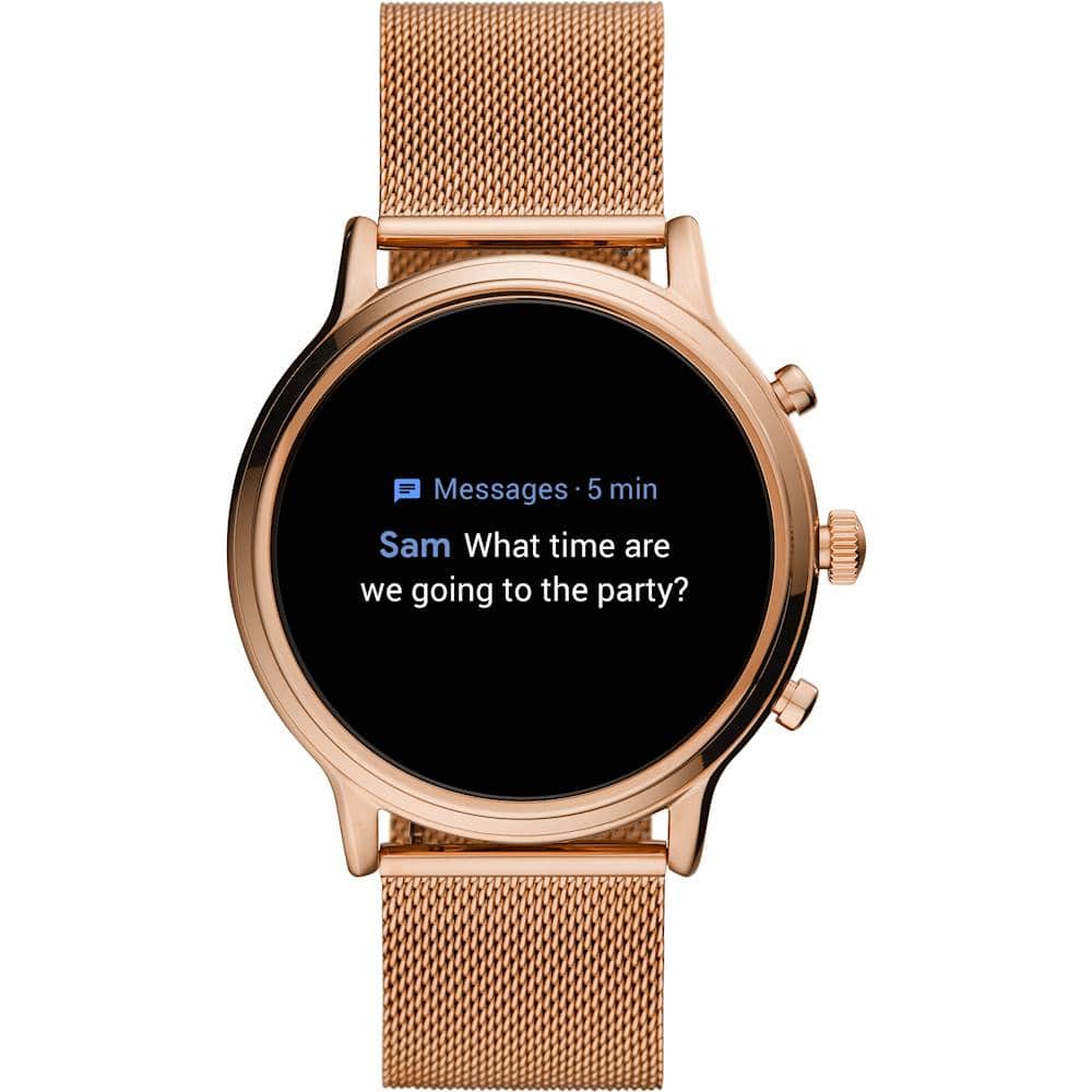 fossil gen 5 smartwatch rose gold