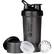 Angle. BlenderBottle - ProStak 22 oz. Water Bottle/Shaker Cup (100cc+150cc Jars Included) - Black.