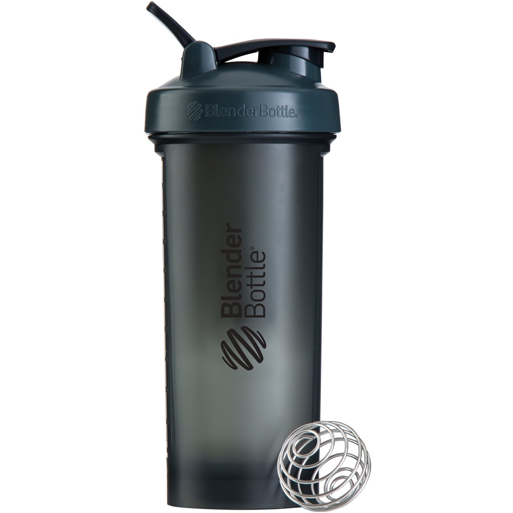 Angle View: BlenderBottle - Pro45 45 oz. Water Bottle/Shaker Cup - Gray/Black