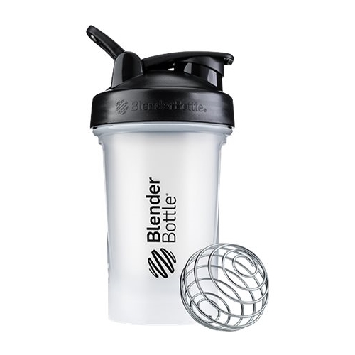 BlenderBottle - Classic V2 20 oz Water Bottle/Shaker Cup - Black/Clear