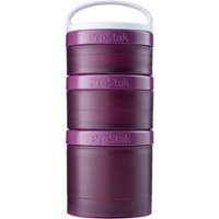 BlenderBottle - ProStak Expansion Pak with Handle (100cc+150cc+250cc Jars Included) - Plum - Angle_Zoom