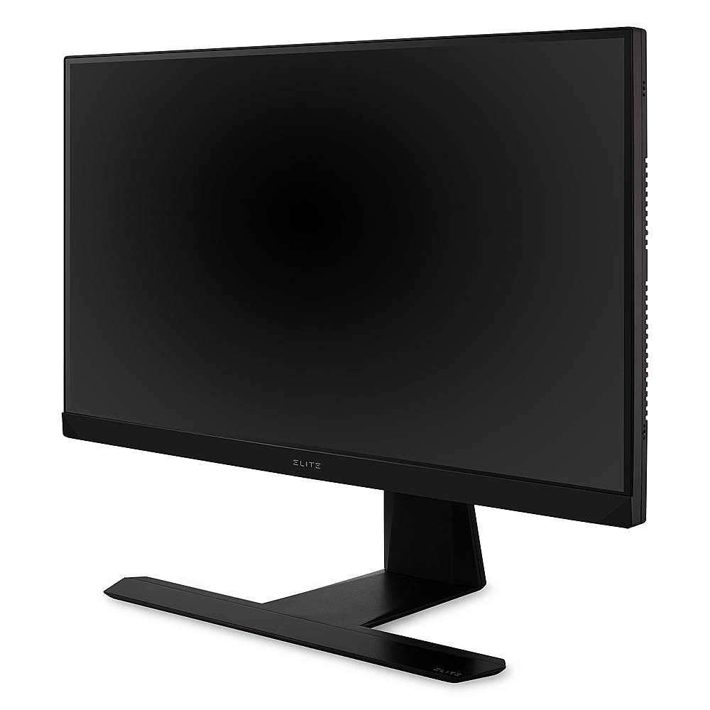 Left View: ViewSonic - ELITE 27" IPS LED QHD G-SYNC Monitor (DisplayPort, HDMI) - Black