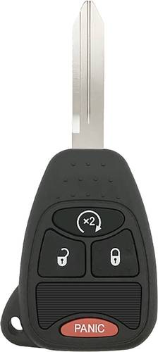 DURAKEY - Replacement Case for Select Dodge Remotes - Black