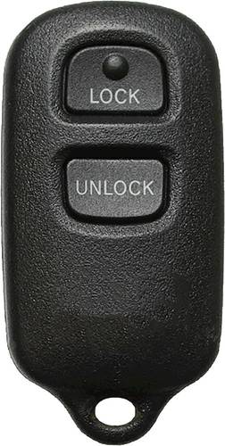 DURAKEY - Replacement Case for Select Toyota Remotes - Black