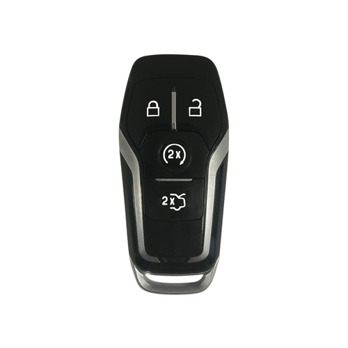 DURAKEY - Replacement Full Function Transponder, Remote and Key for select (2015-2018) Ford Focus and (2013-2019) Ford Escape - Silver/Black