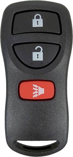 DURAKEY - Replacement Case for Select Nissan Remotes - Black